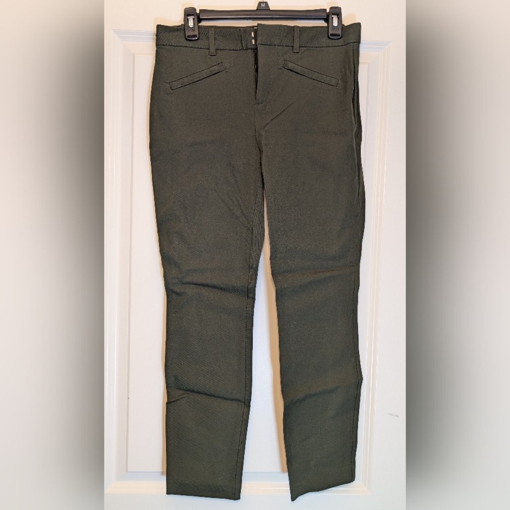 Women's Olive Green Ankle Pants